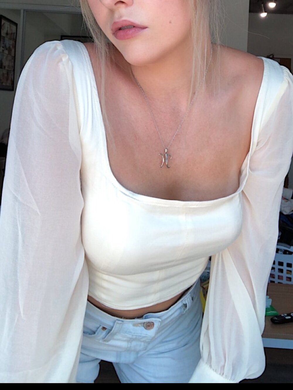 Urban Outfitters Square Neck Crop Top